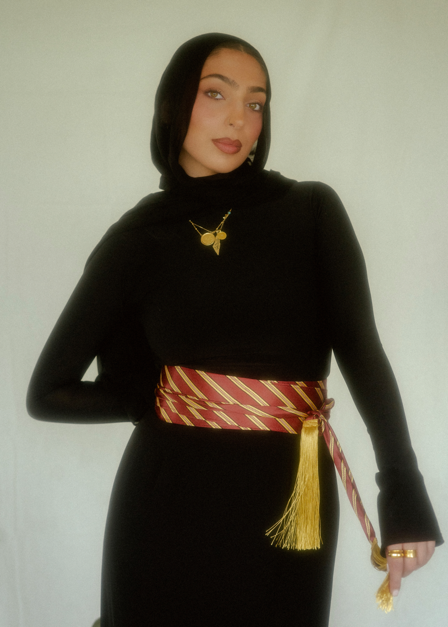 Red and Gold Saya Belt Red and Gold Saya Belt