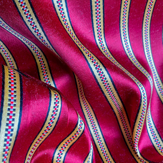 Saya Fabric: Traditional Red and Gold