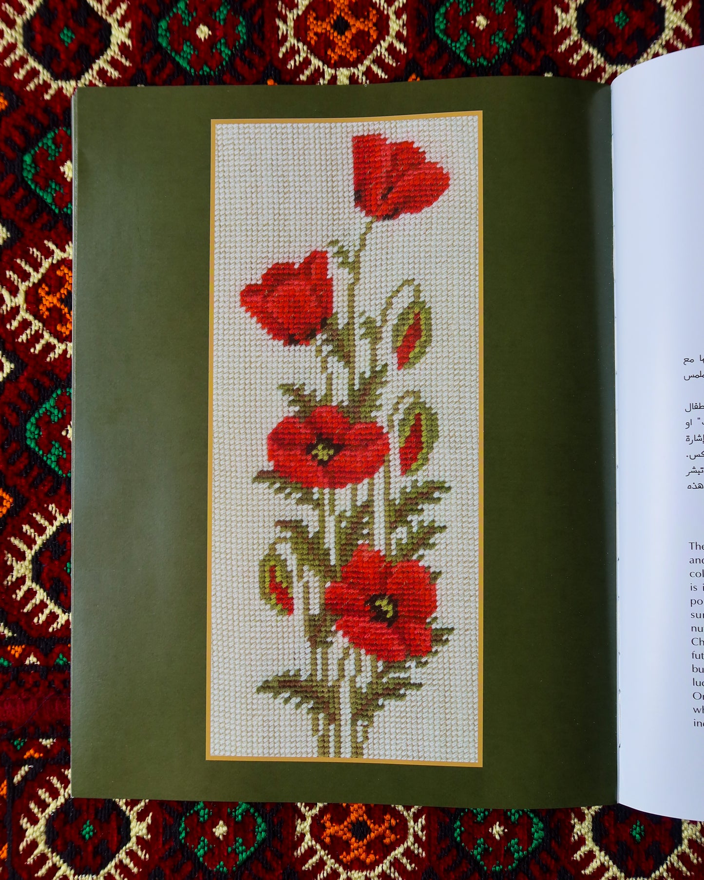 Spring is Here: Embroidered Flowers of The Palestinian Spring