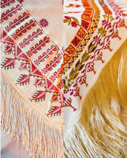 tatreez, palestinian embroidery, badan collective, hand embroidery, machine embroidery, what is the difference between machine and hand embroidery