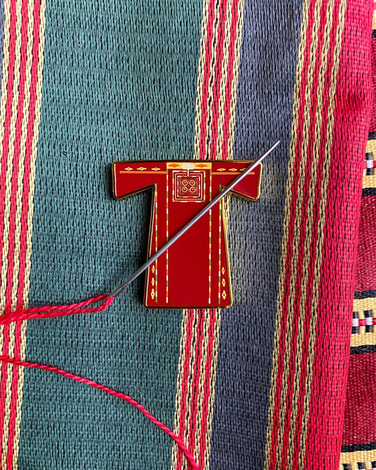 tatreez, thobe, palestinian thobe, badan collective, needle minder, sewing minder, needle, stitching, embroidery, palestinian