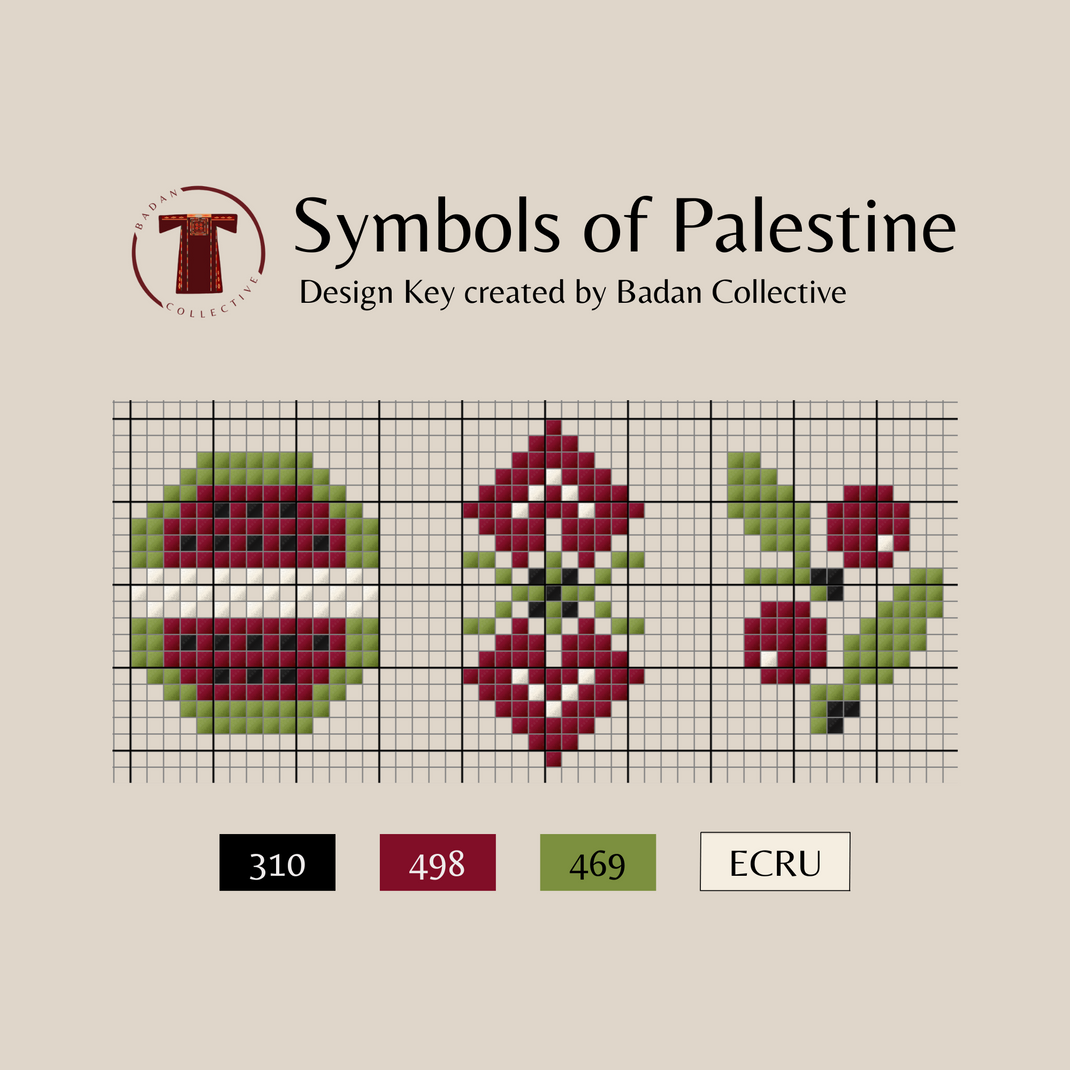 Palestinian Simple Patterns Free Tatreez Pattern Archive – Badan Collective
