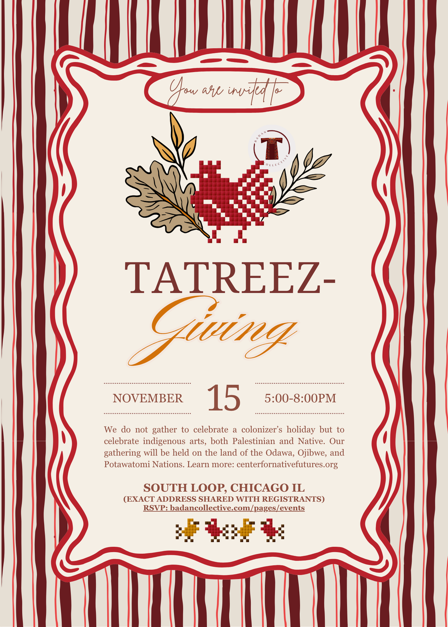 The Badan Village Tatreez-giving