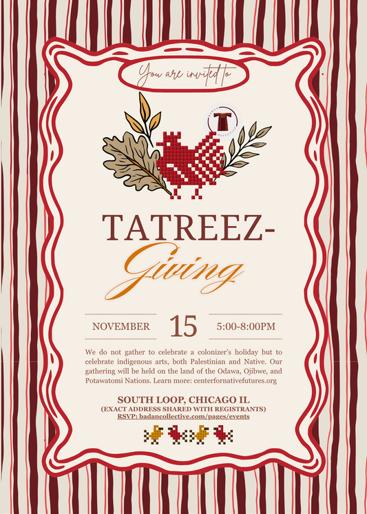 The Badan Village Tatreez-giving