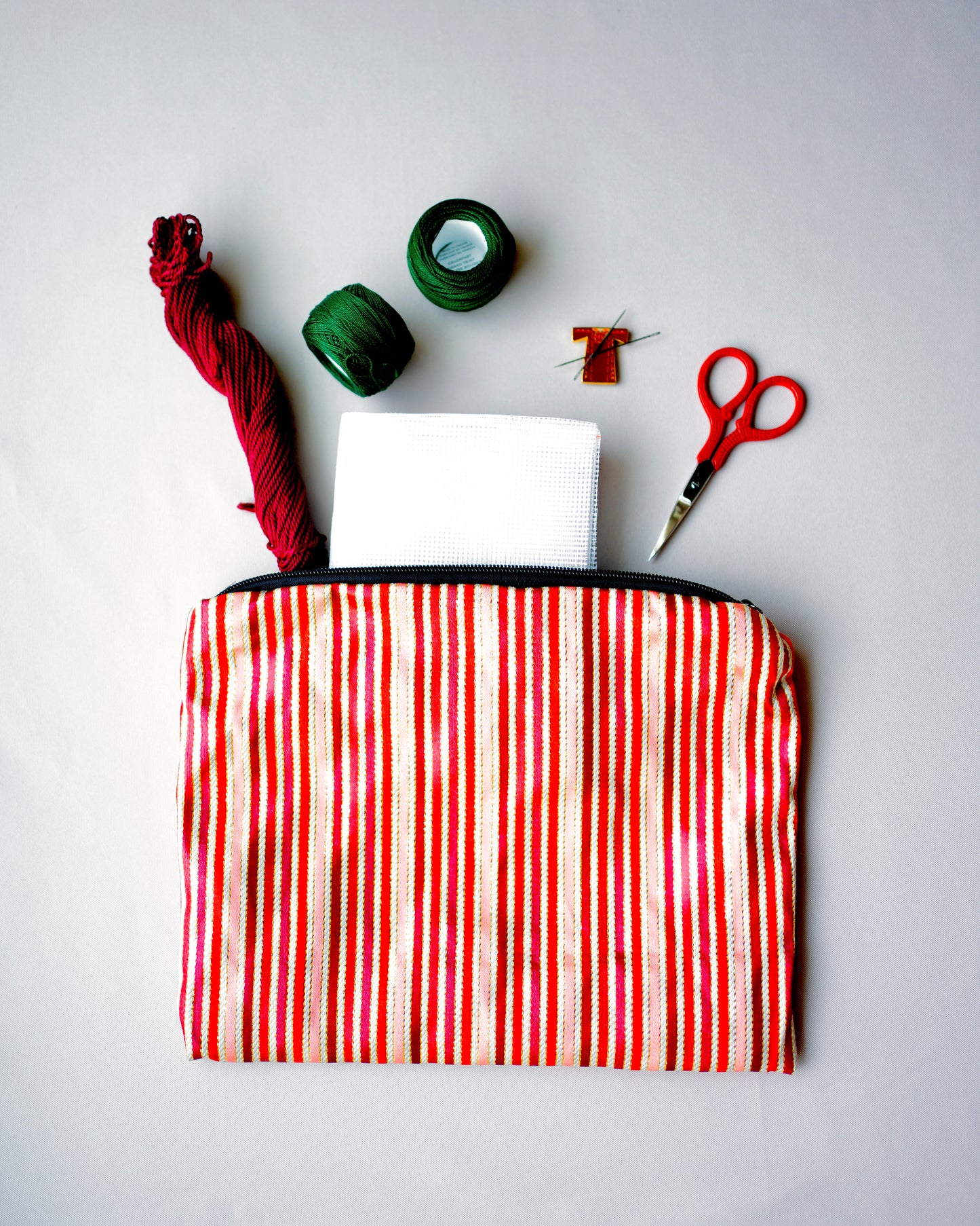 Saya Pouch: Reds and Pinks