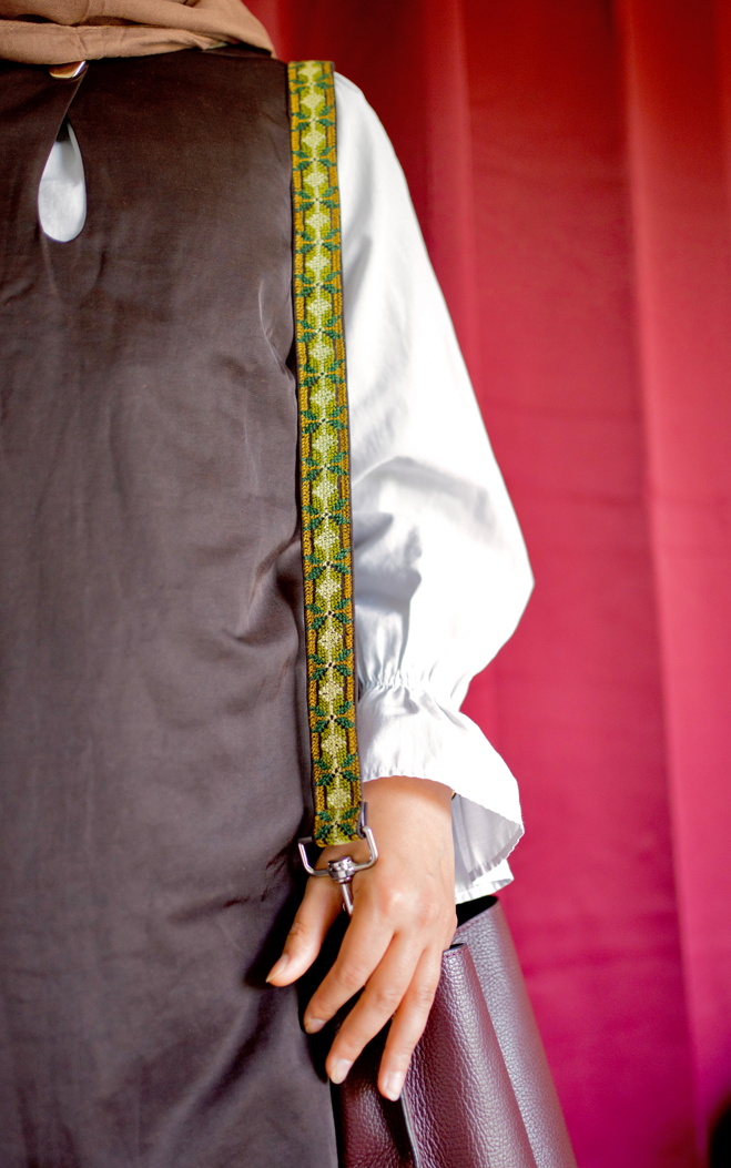 Tatreez Bag Strap: Land and Olives