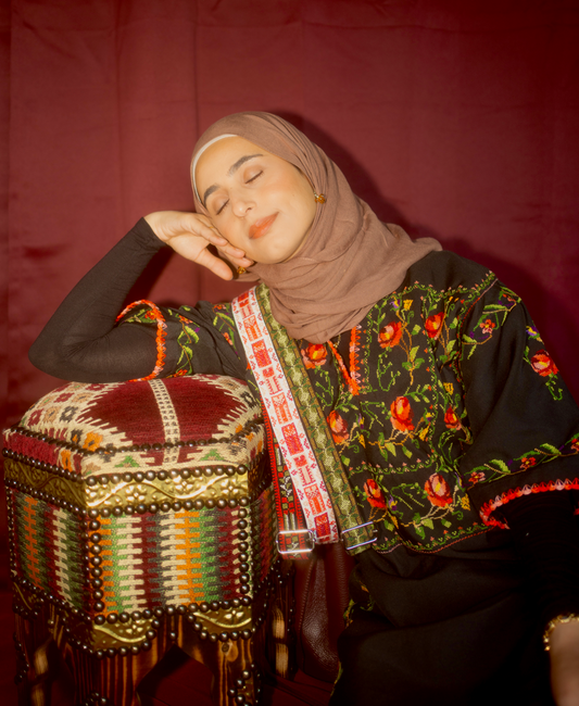 Tatreez Bag Strap: Thobes and Celebrations