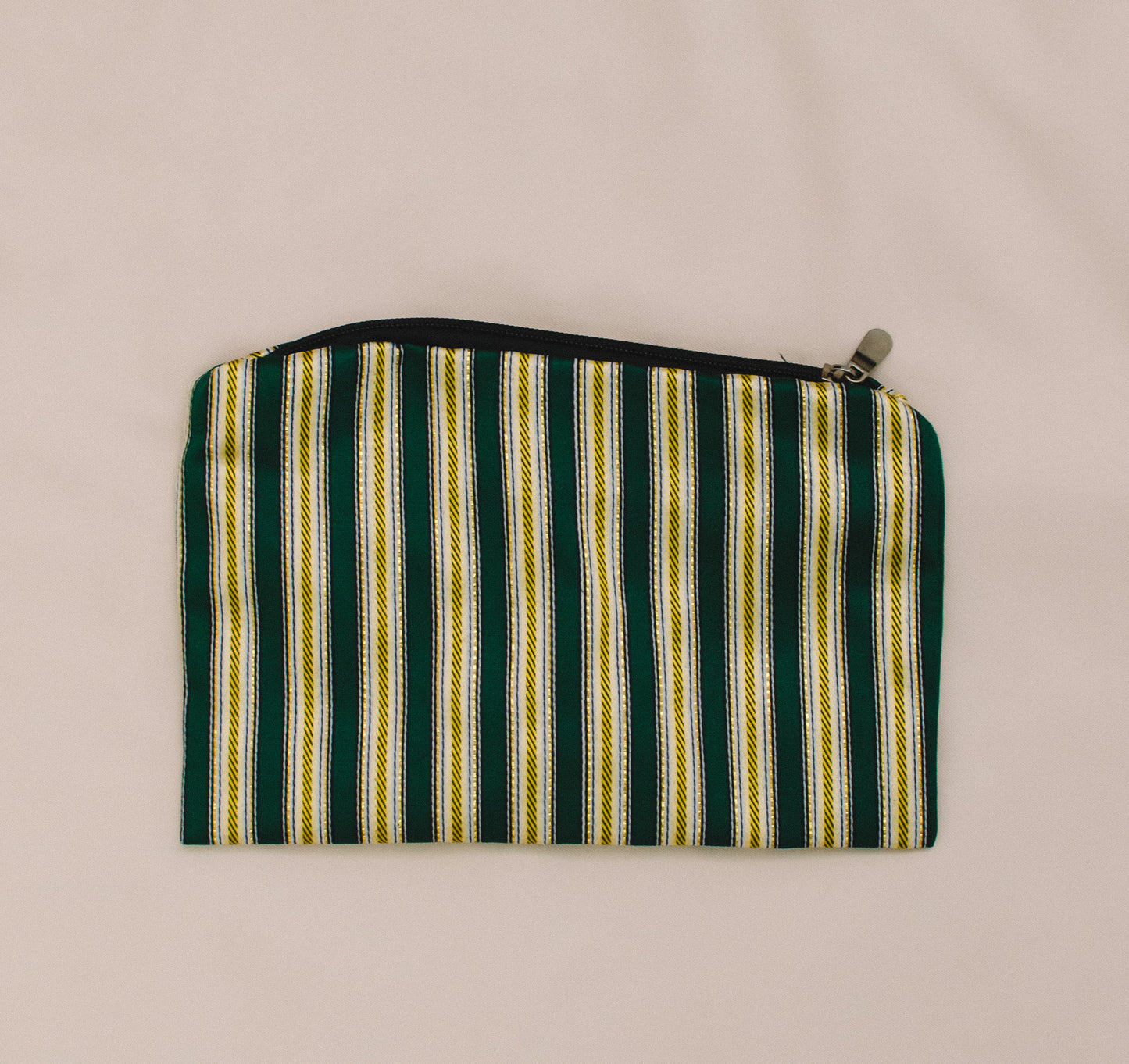 Saya Pouch: Green and Gold